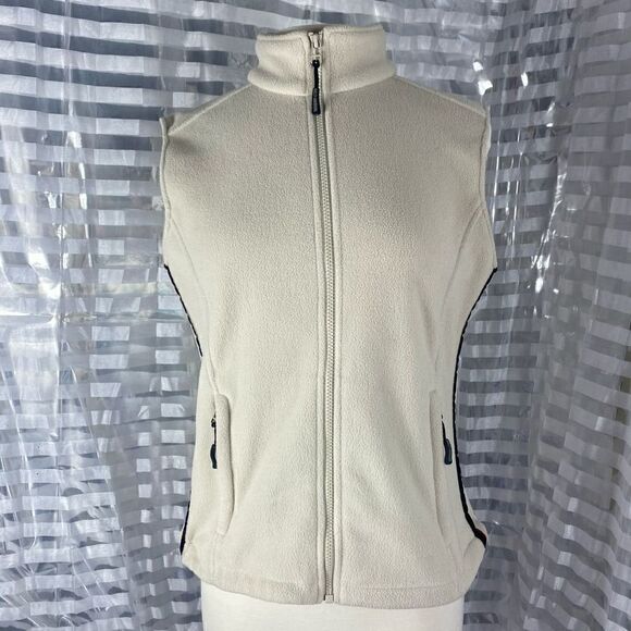 Harley Davidson Fleece Sleeveless Zip Up Vest - Picture 1 of 6